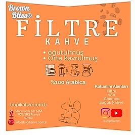 BrownBliss®️ Filtre Kahve(öğütülmüş)
