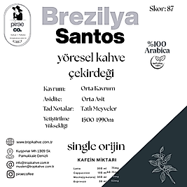 Pirae CO. ®️ |  Brezilya Santos Çekirdek Kahve
