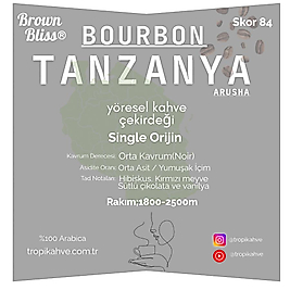 BrownBliss® Tanzanya Yöresel Kahve