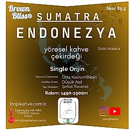 BrownBliss® Endonezya SUMATRA Çekirdek