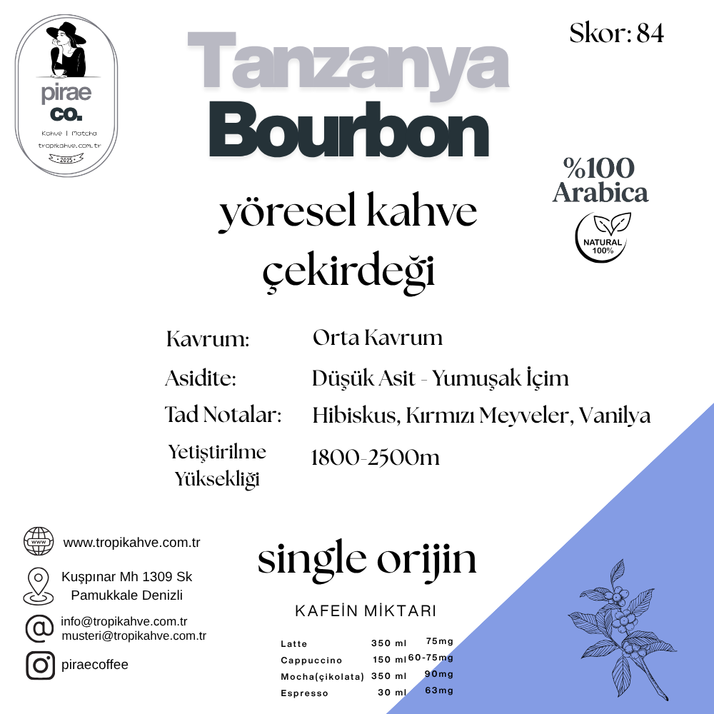Pirae CO. ®️ |  Tanzanya Yöresel Kahve