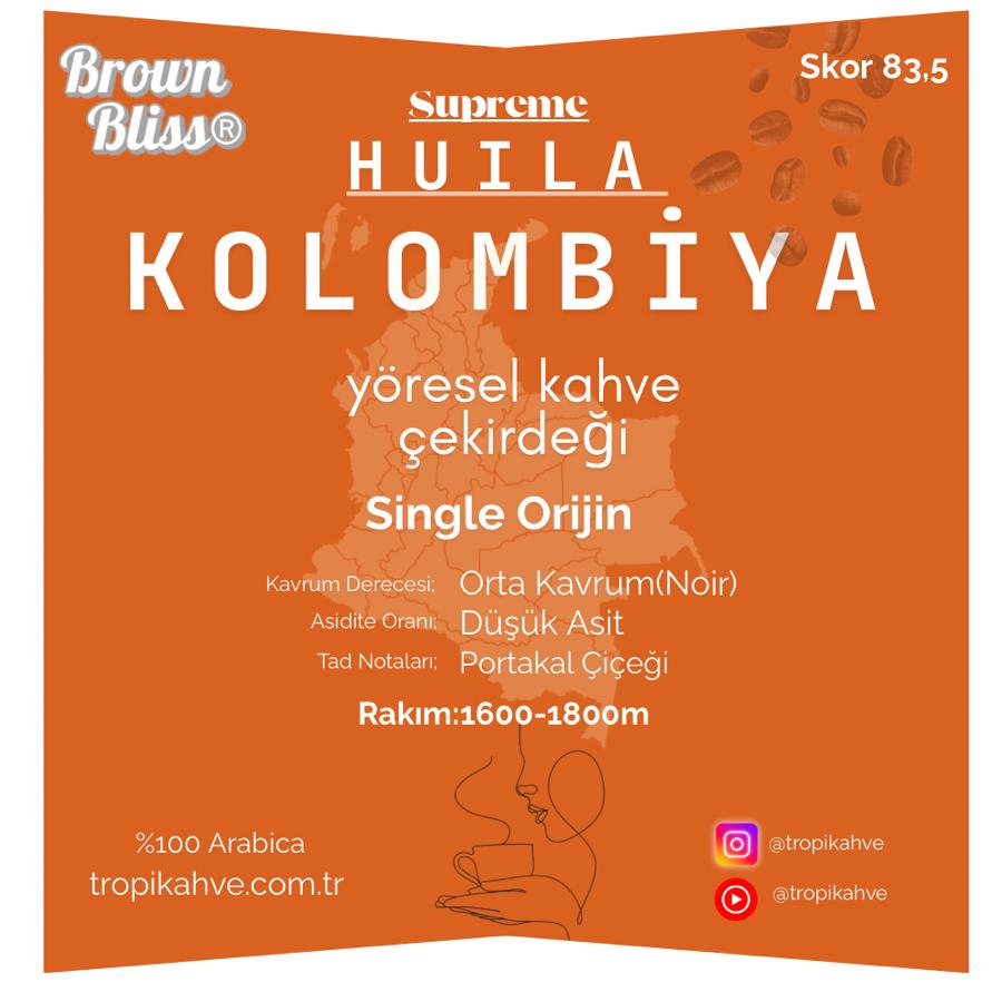 BrownBliss® Kolombiya Huila Çekirdek